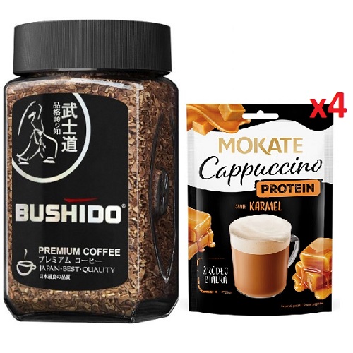 Кофе растворимый и 4 Mokate Cappuccino Карамель